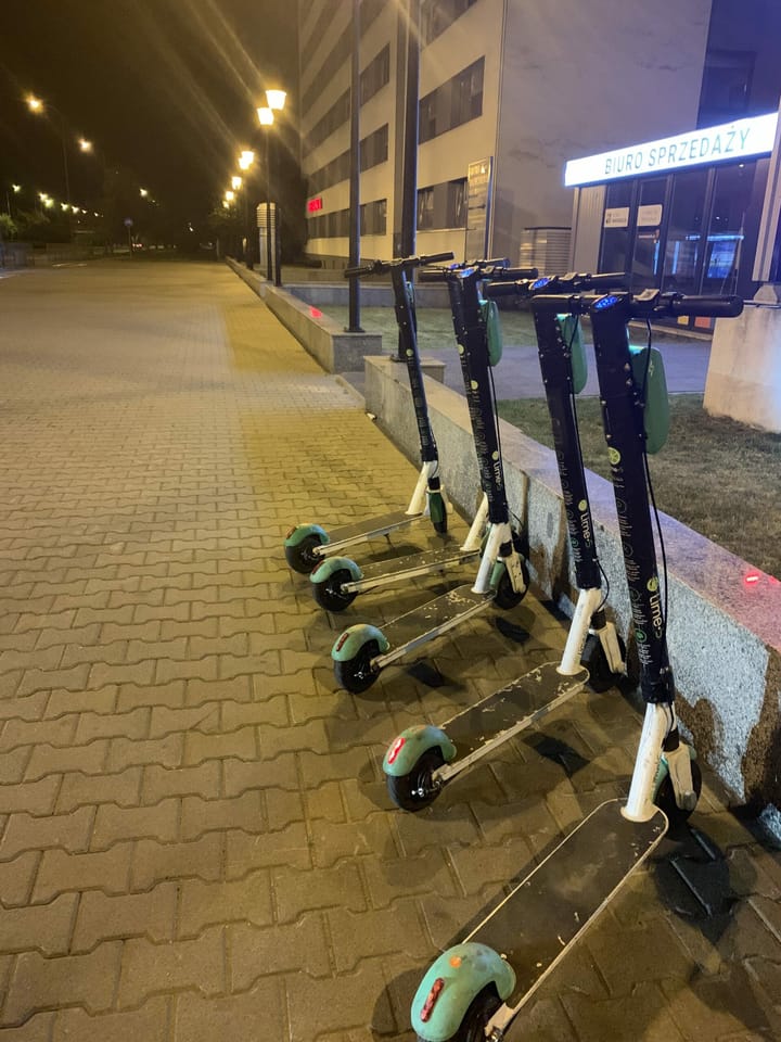 E-Scooter Touren durch Warschau